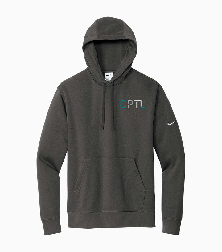 Club Fleece Sleeve Swoosh Pullover Hoodie