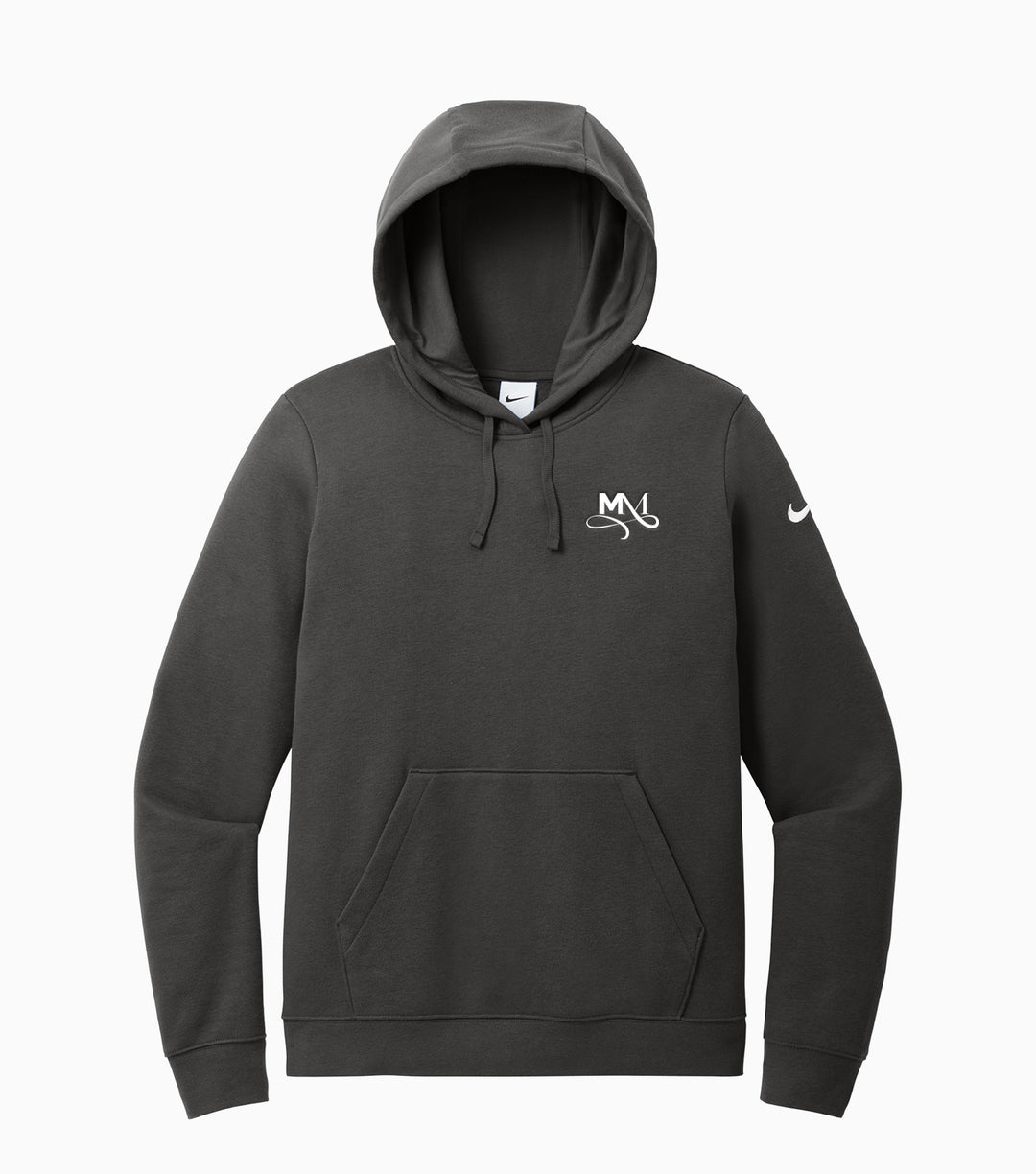 Ladies Club Fleece Sleeve Swoosh Pullover Hoodie