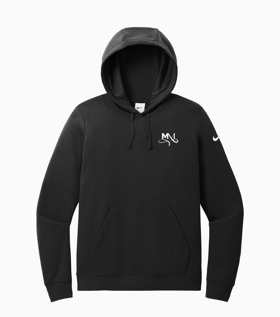 Ladies Club Fleece Sleeve Swoosh Pullover Hoodie