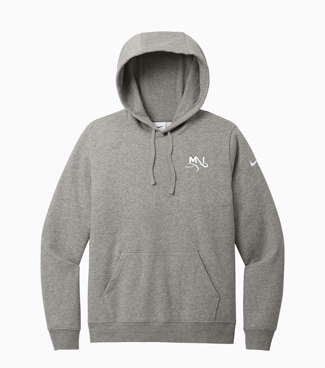 Ladies Club Fleece Sleeve Swoosh Pullover Hoodie