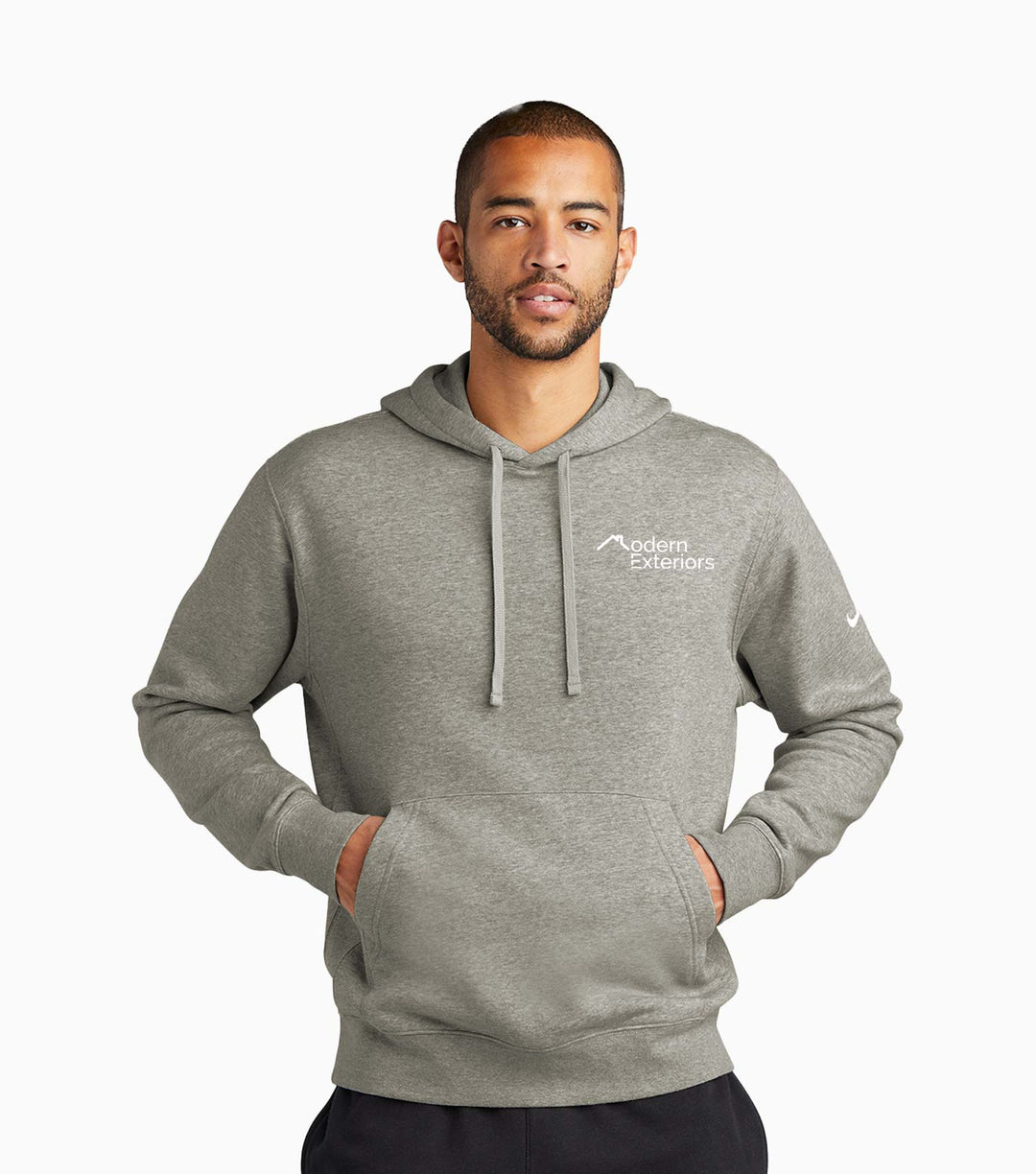 Club Fleece Sleeve Swoosh Pullover Hoodie