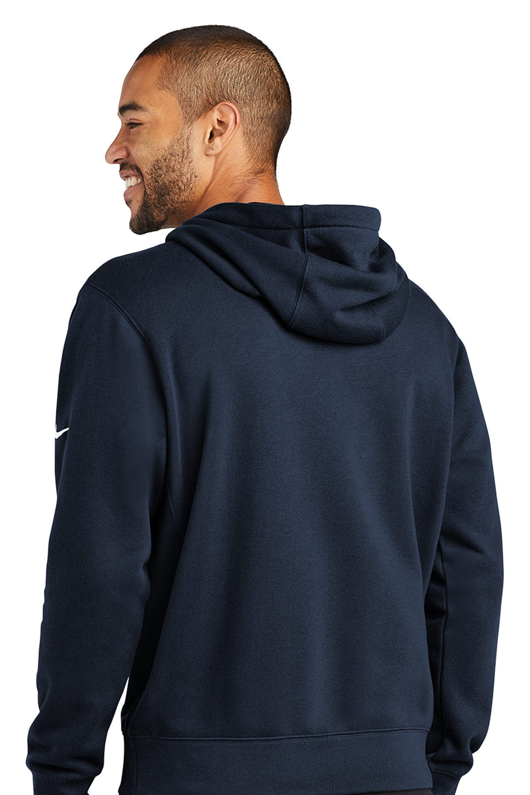 Club Fleece Sleeve Swoosh Pullover Hoodie