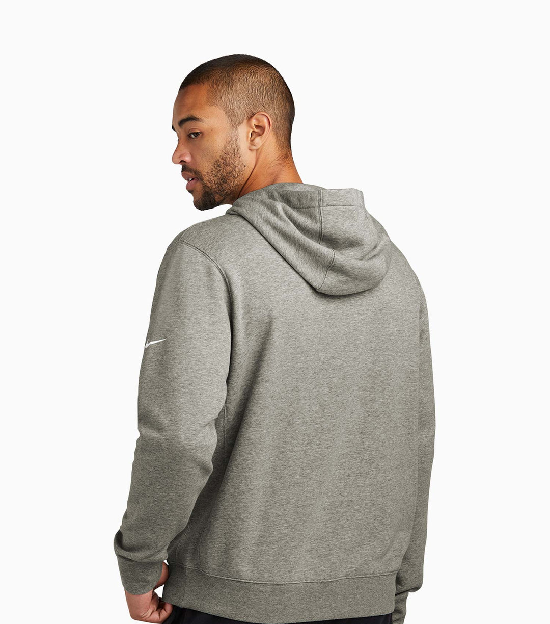Club Fleece Sleeve Swoosh Pullover Hoodie