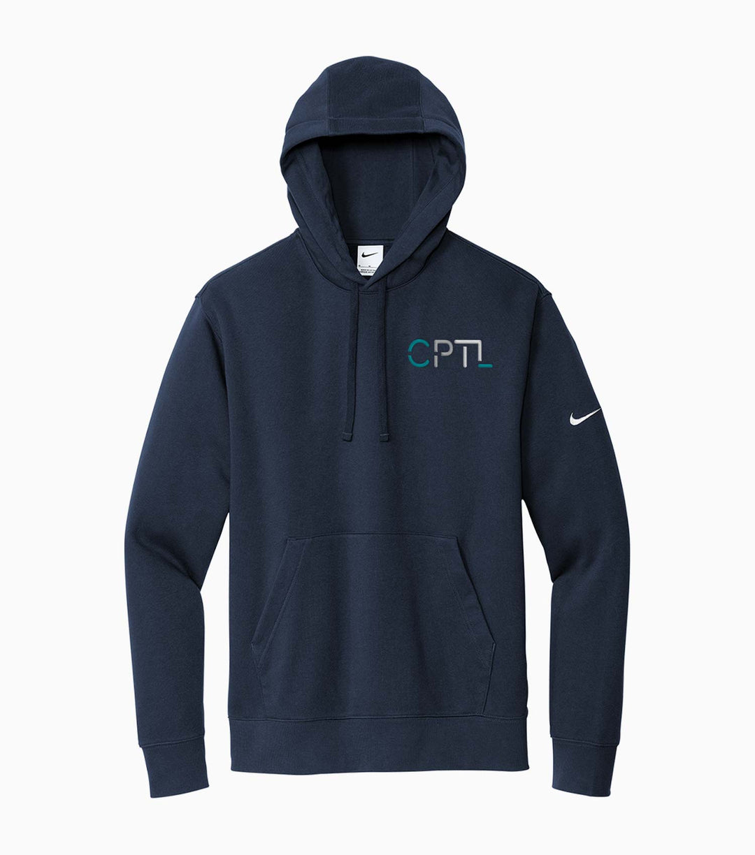 Club Fleece Sleeve Swoosh Pullover Hoodie