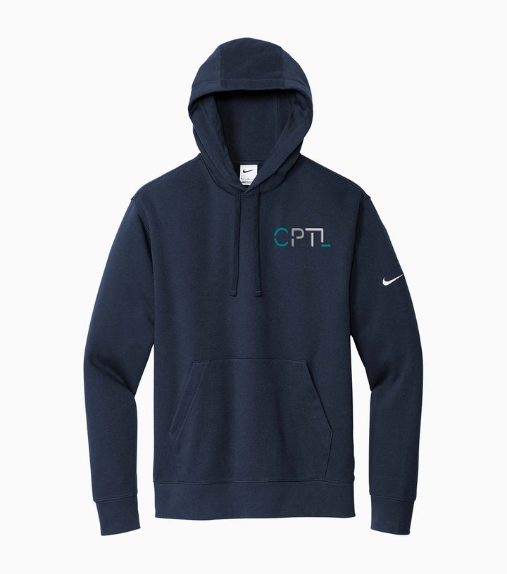 Club Fleece Sleeve Swoosh Pullover Hoodie