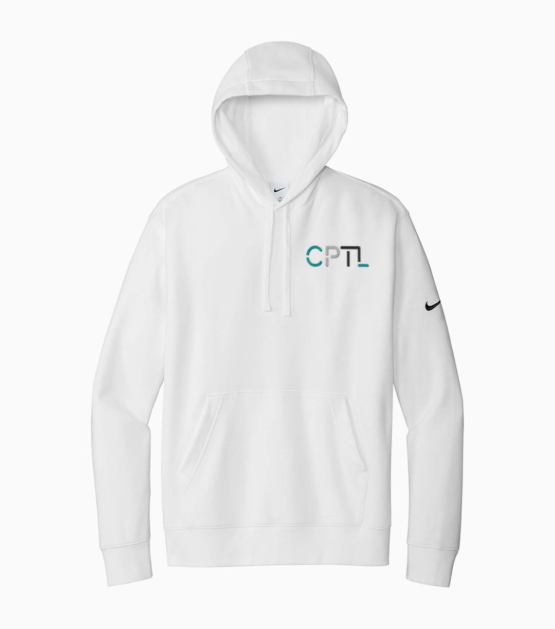 Club Fleece Sleeve Swoosh Pullover Hoodie