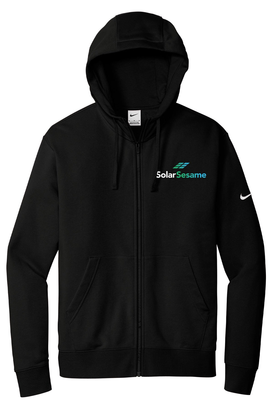 Solar Sesame Club Fleece Sleeve Swoosh Full-Zip Hoodie