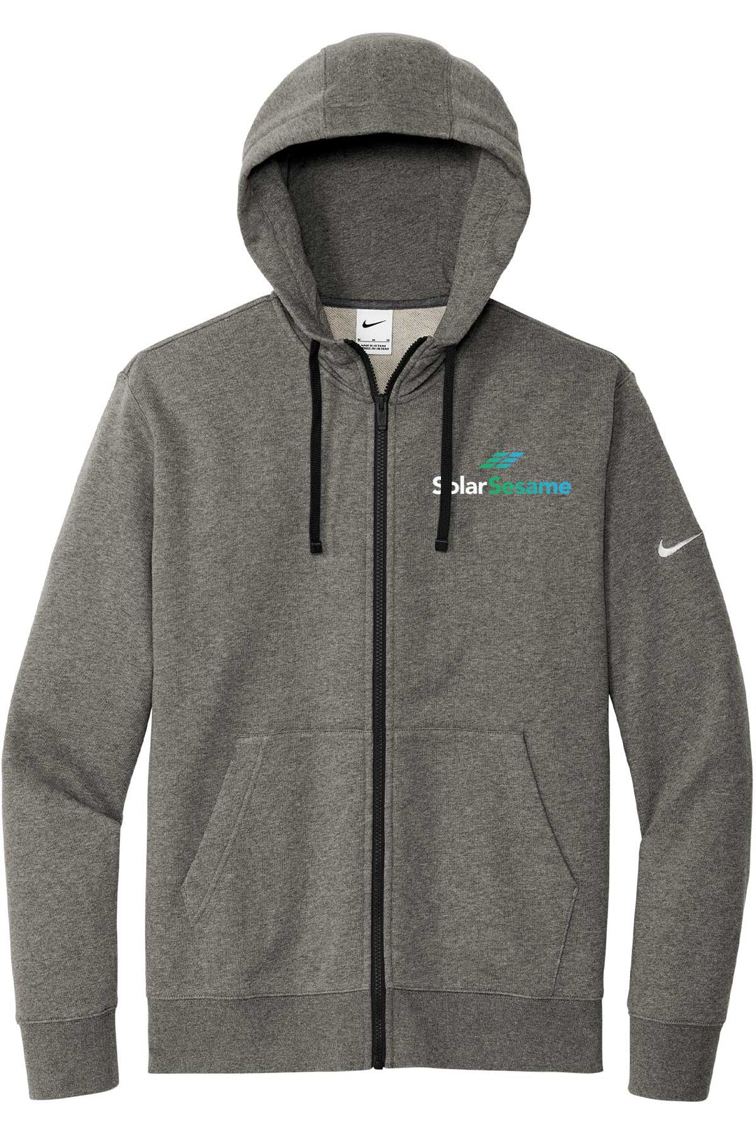 Solar Sesame Club Fleece Sleeve Swoosh Full-Zip Hoodie