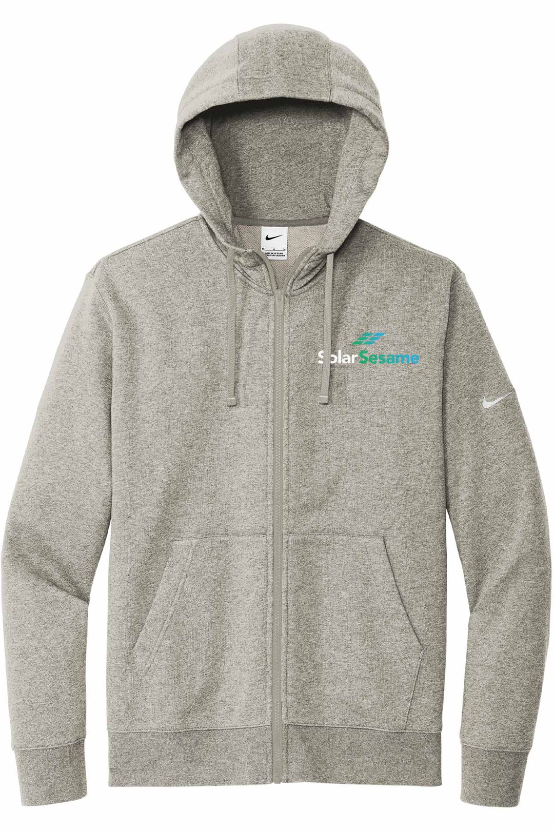 Solar Sesame Club Fleece Sleeve Swoosh Full-Zip Hoodie