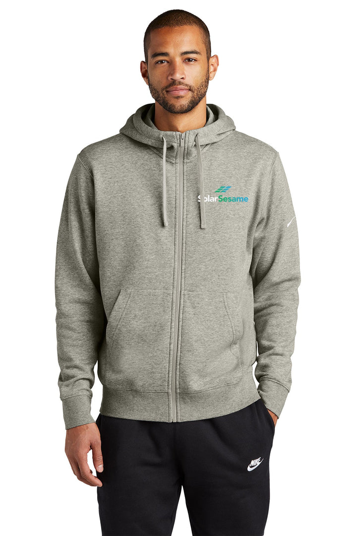 Solar Sesame Club Fleece Sleeve Swoosh Full-Zip Hoodie