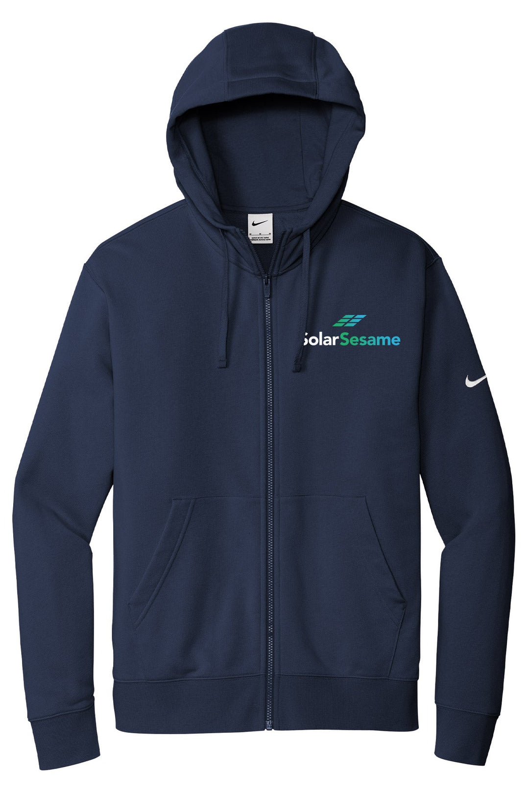 Solar Sesame Club Fleece Sleeve Swoosh Full-Zip Hoodie