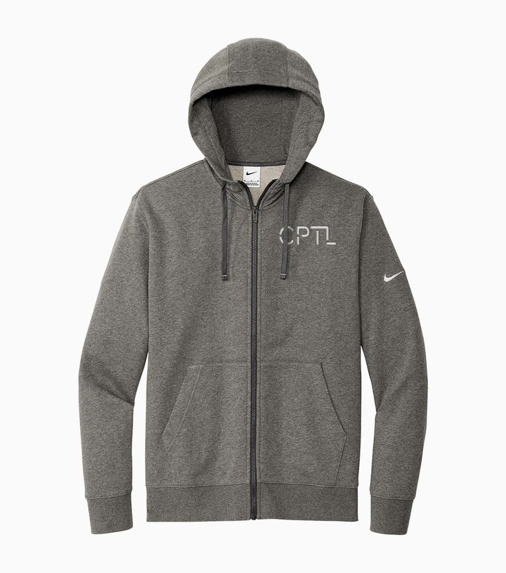 Club Fleece Sleeve Swoosh Full-Zip Hoodie