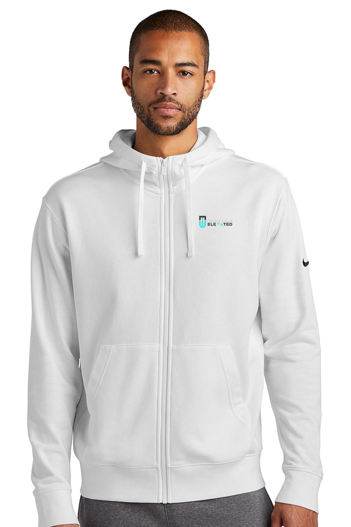 Insurance Elevated Club Fleece Sleeve Swoosh Full-Zip Hoodie