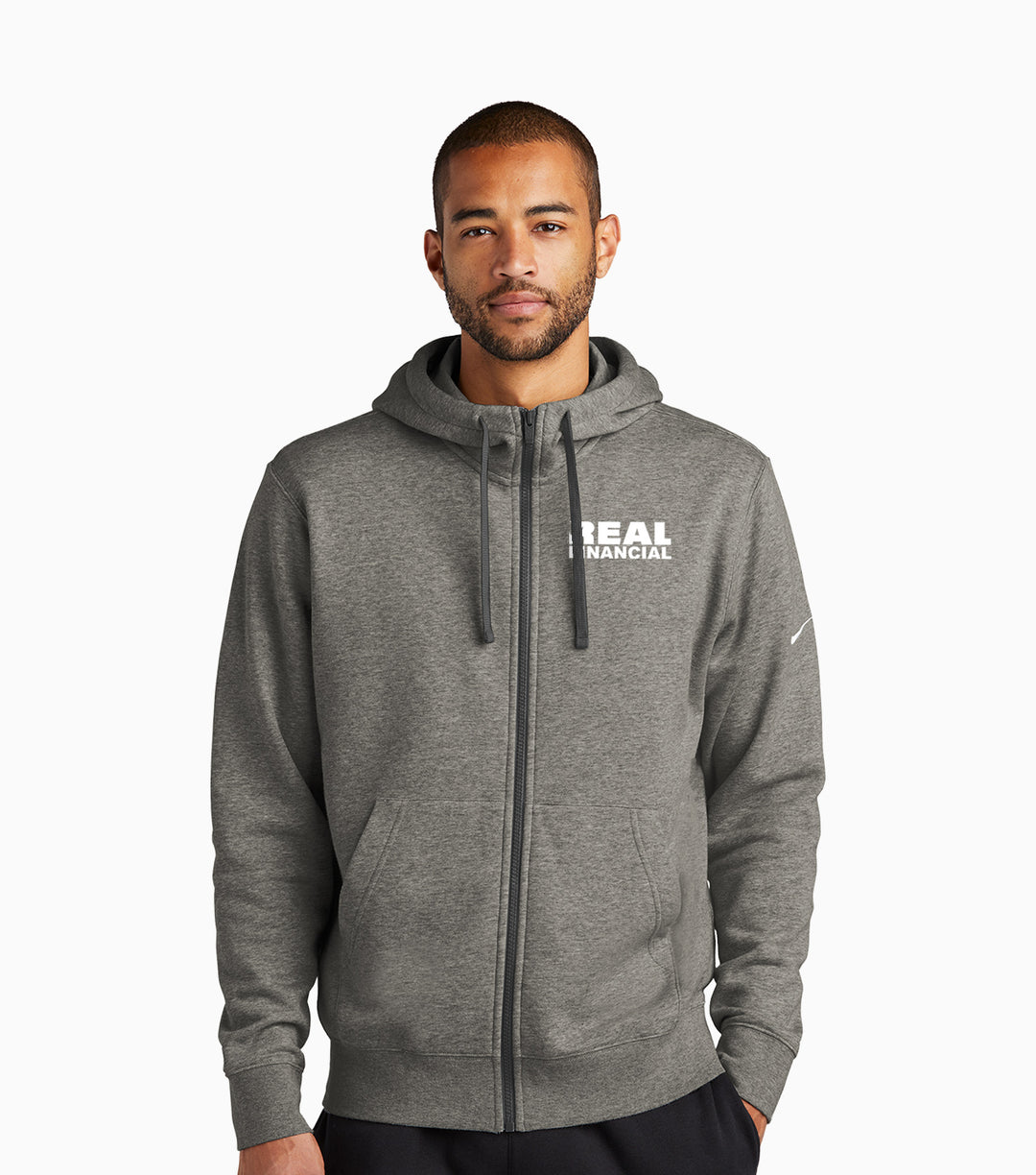 Club Fleece Sleeve Swoosh Full-Zip Hoodie