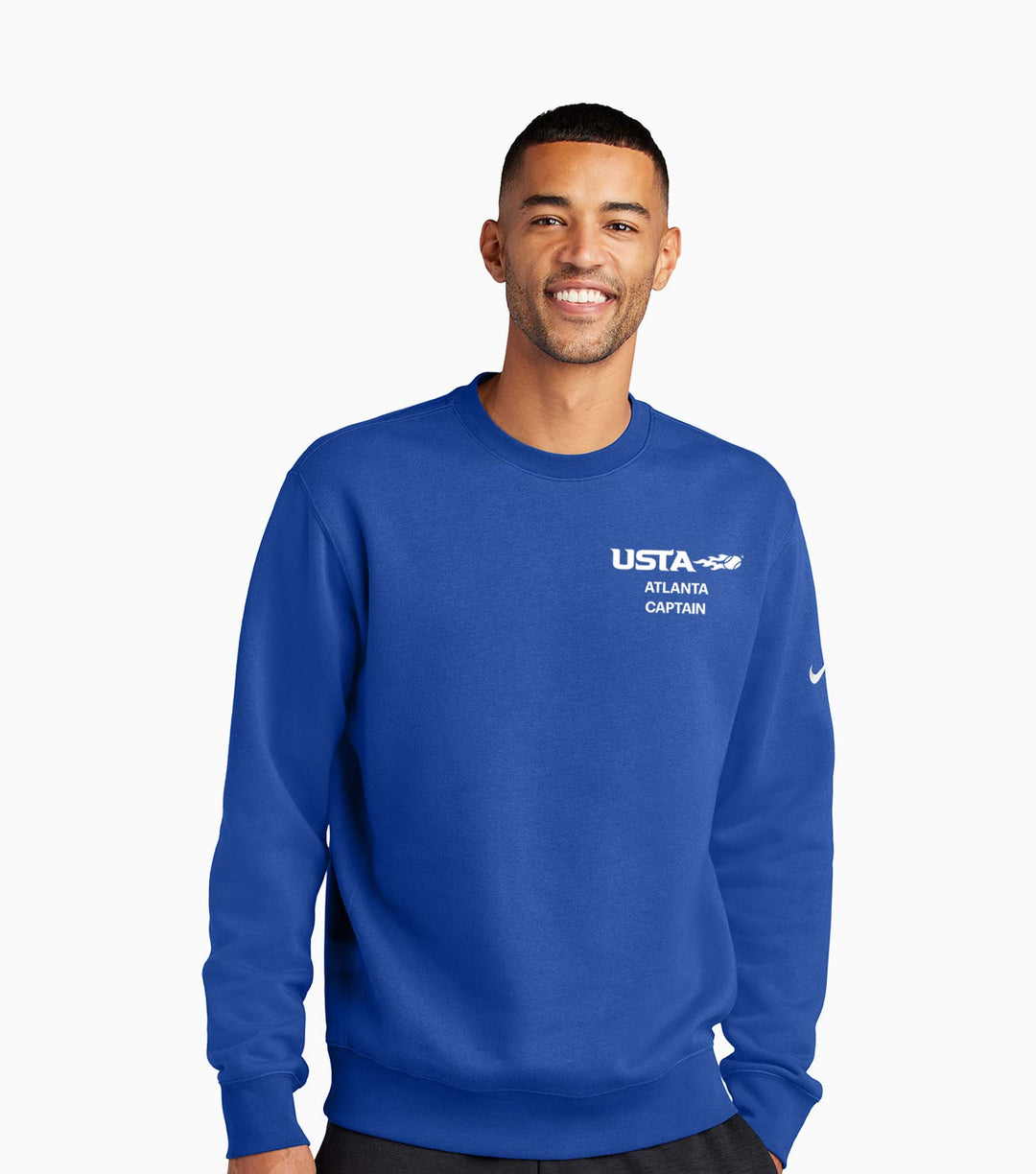 Club Fleece Sleeve Swoosh Crew