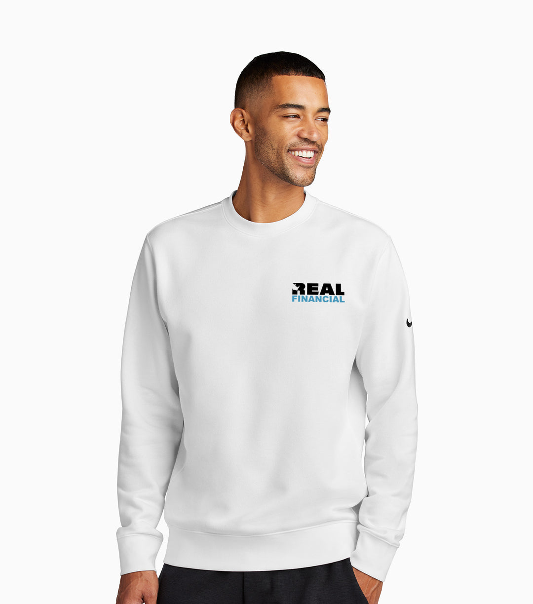 Club Fleece Sleeve Swoosh Crew