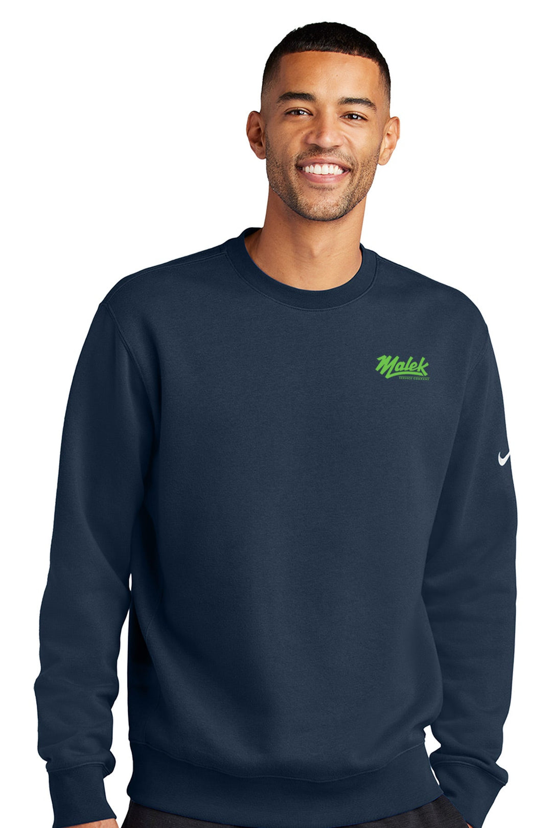 Club Fleece Sleeve Swoosh Crew