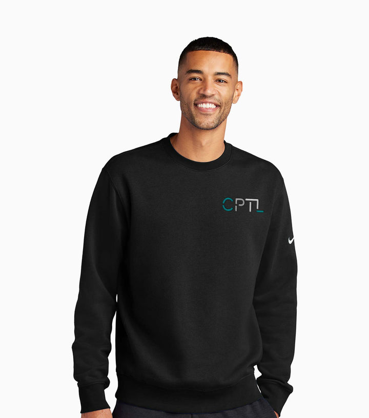 Club Fleece Sleeve Swoosh Crew