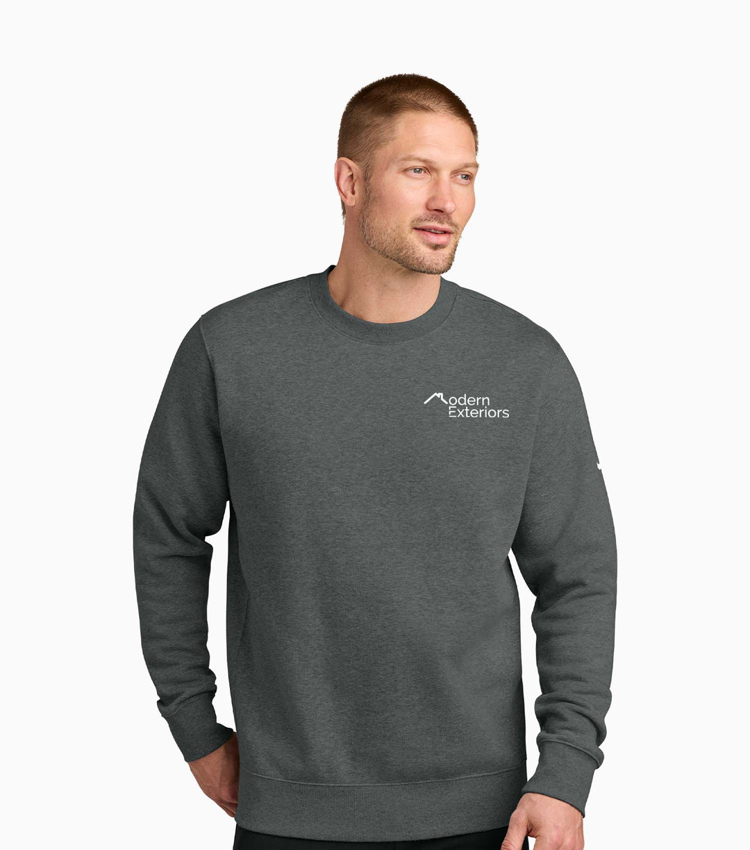Club Fleece Sleeve Swoosh Crew