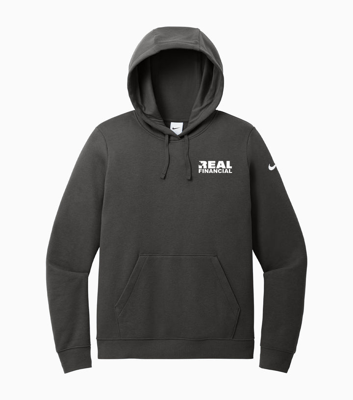 Ladies Club Fleece Sleeve Swoosh Pullover Hoodie