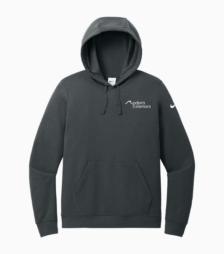 Ladies Club Fleece Sleeve Swoosh Pullover Hoodie