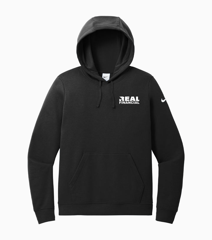 Ladies Club Fleece Sleeve Swoosh Pullover Hoodie