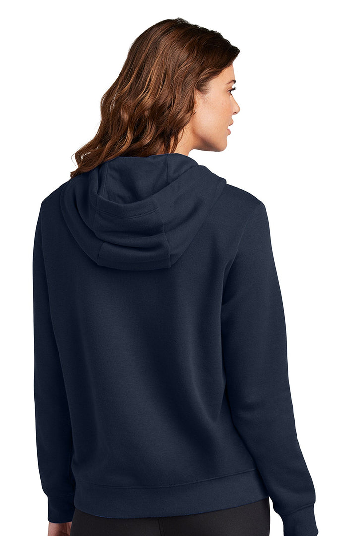 Ladies Club Fleece Sleeve Swoosh Pullover Hoodie