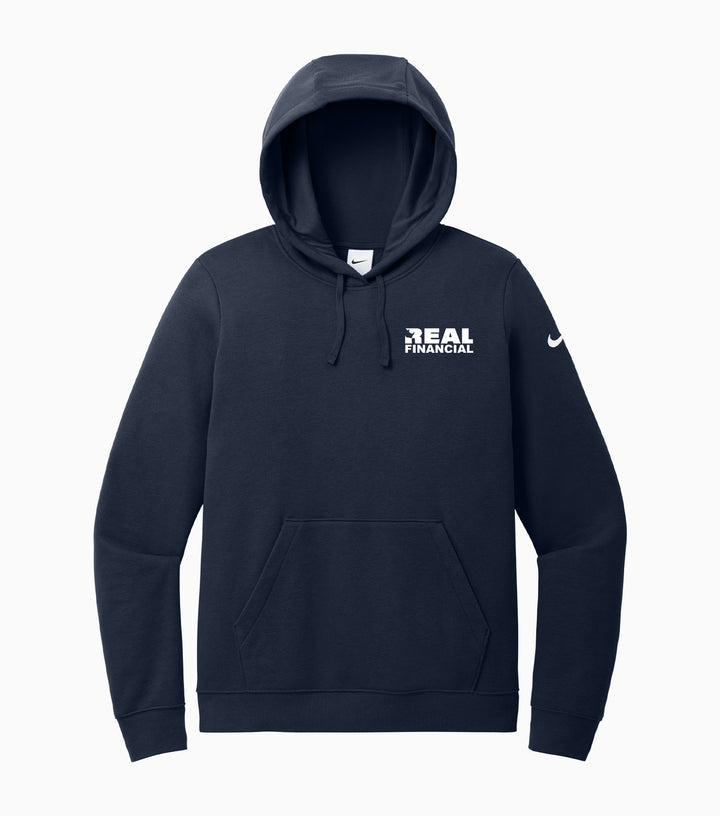 Ladies Club Fleece Sleeve Swoosh Pullover Hoodie