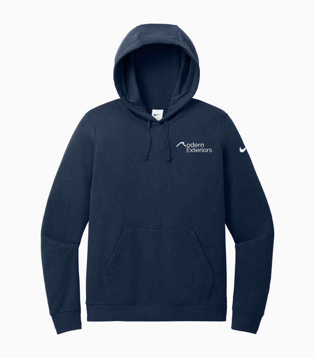 Ladies Club Fleece Sleeve Swoosh Pullover Hoodie