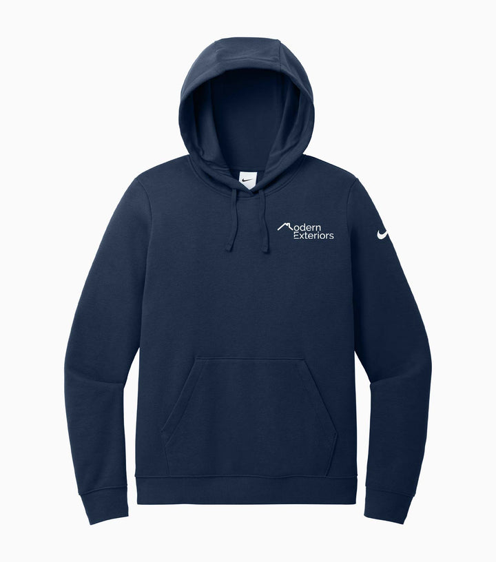 Ladies Club Fleece Sleeve Swoosh Pullover Hoodie