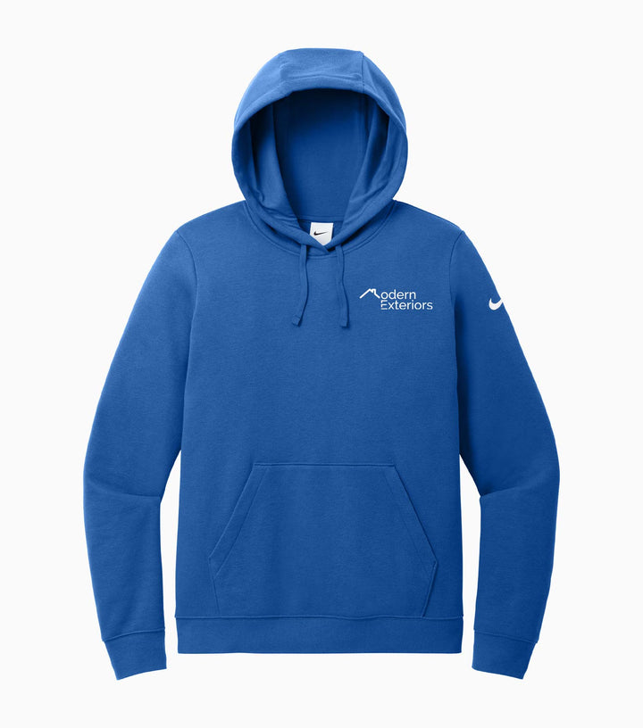 Ladies Club Fleece Sleeve Swoosh Pullover Hoodie