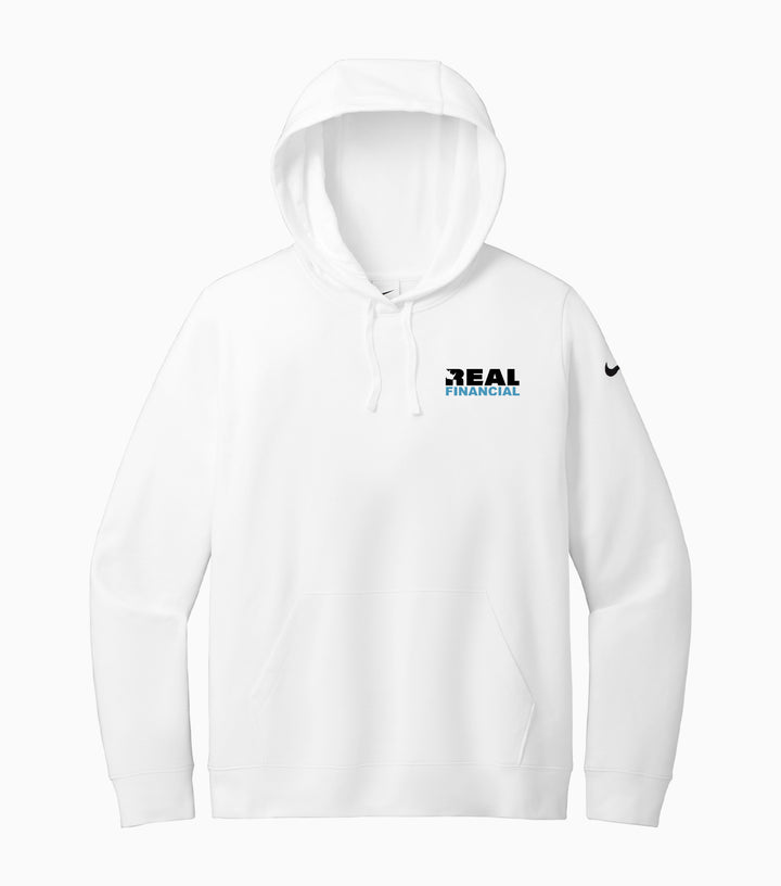 Ladies Club Fleece Sleeve Swoosh Pullover Hoodie