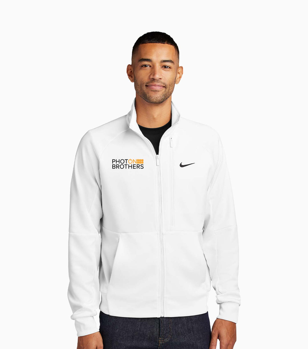 Full-Zip Chest Swoosh Jacket