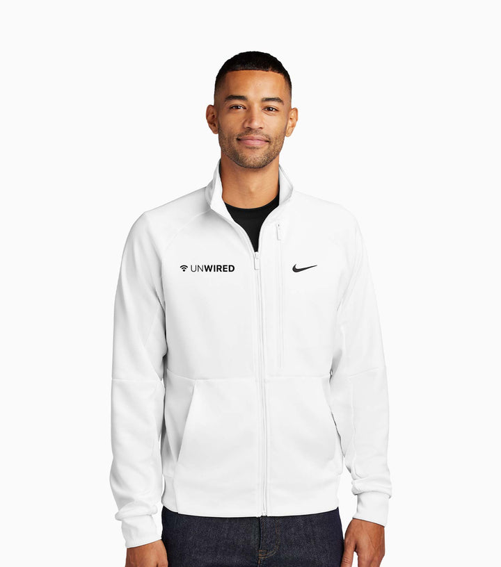 Full-Zip Chest Swoosh Jacket