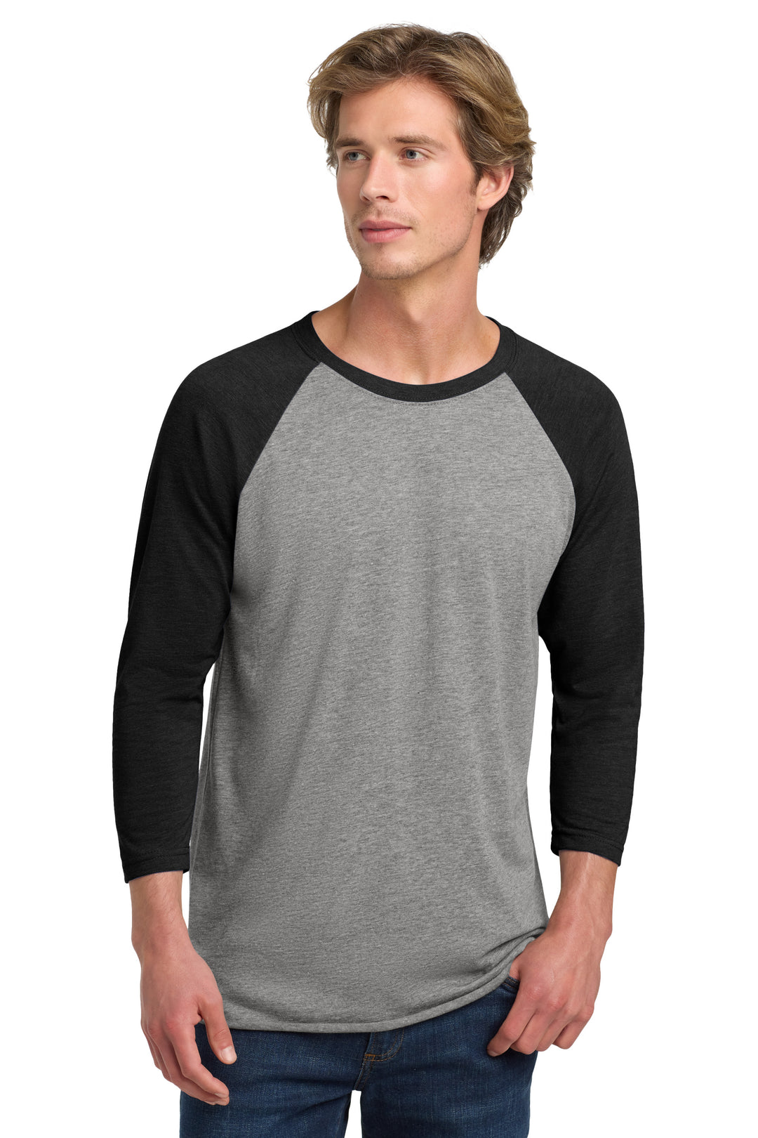 Adult Tri-Blend 3/4-Sleeve Raglan Tee