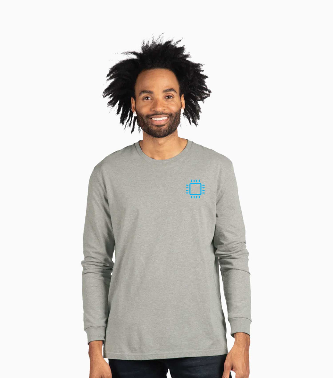Unisex CVC Long Sleeve Tee