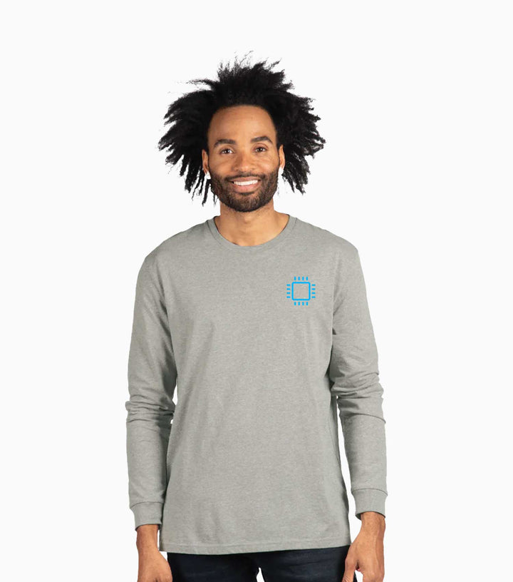 Unisex CVC Long Sleeve Tee