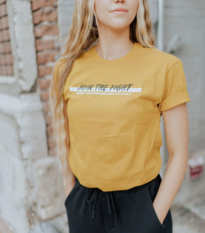 Yellow Join The Fight Short Sleeve