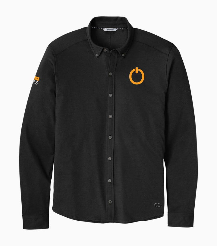 Code Stretch Long Sleeve Button-Up