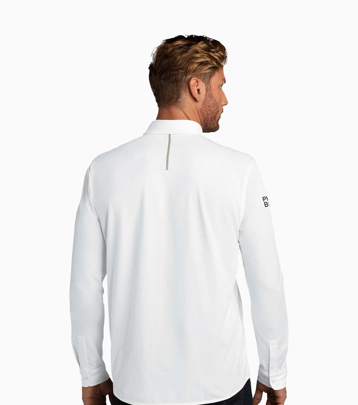 Code Stretch Long Sleeve Button-Up