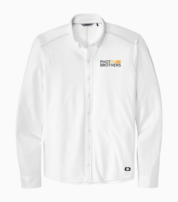 Code Stretch Long Sleeve Button-Up