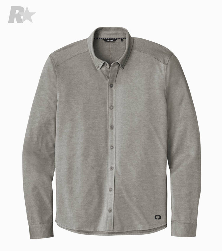 Code Stretch Long Sleeve Button-Up