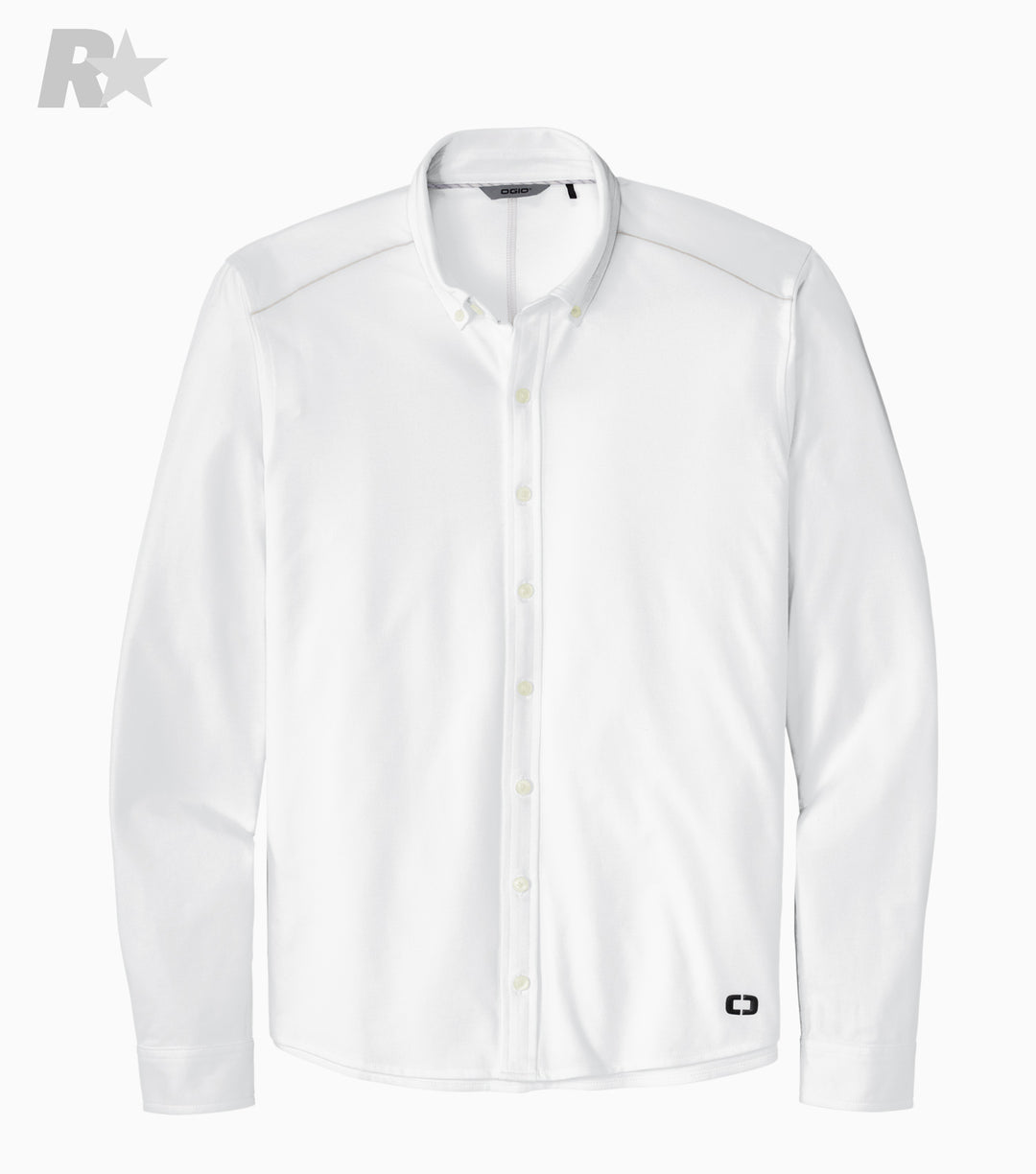 Code Stretch Long Sleeve Button-Up