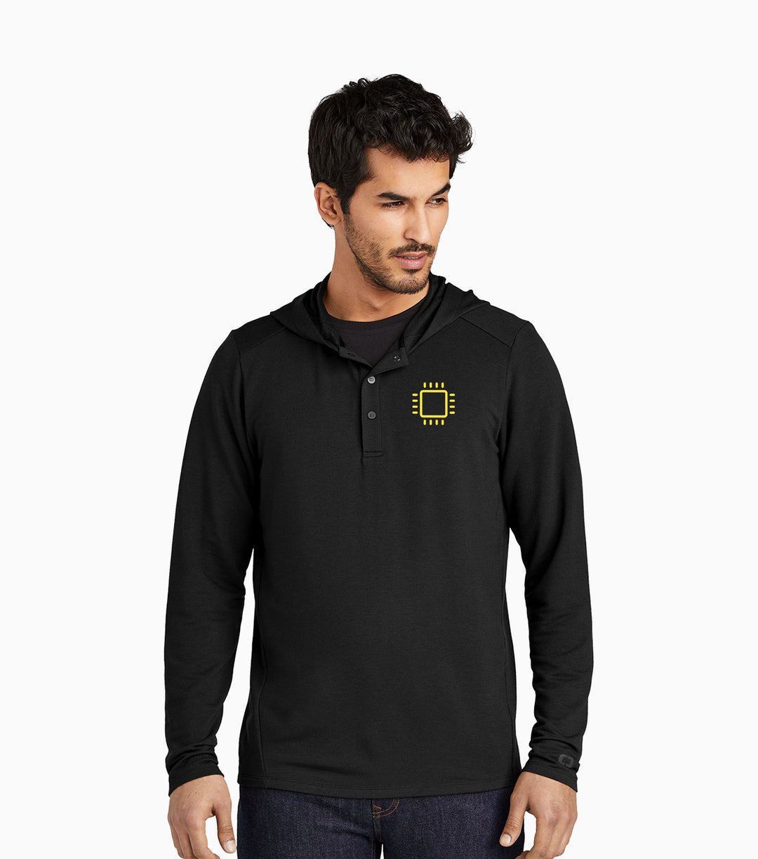 Luuma Flex Hooded Henley