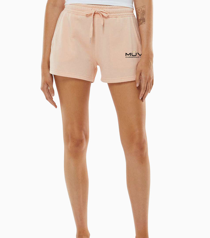 Lightweight California Wave Wash Fleece Shorts - Ladies