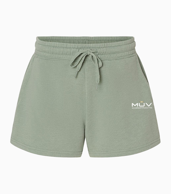 Lightweight California Wave Wash Fleece Shorts - Ladies