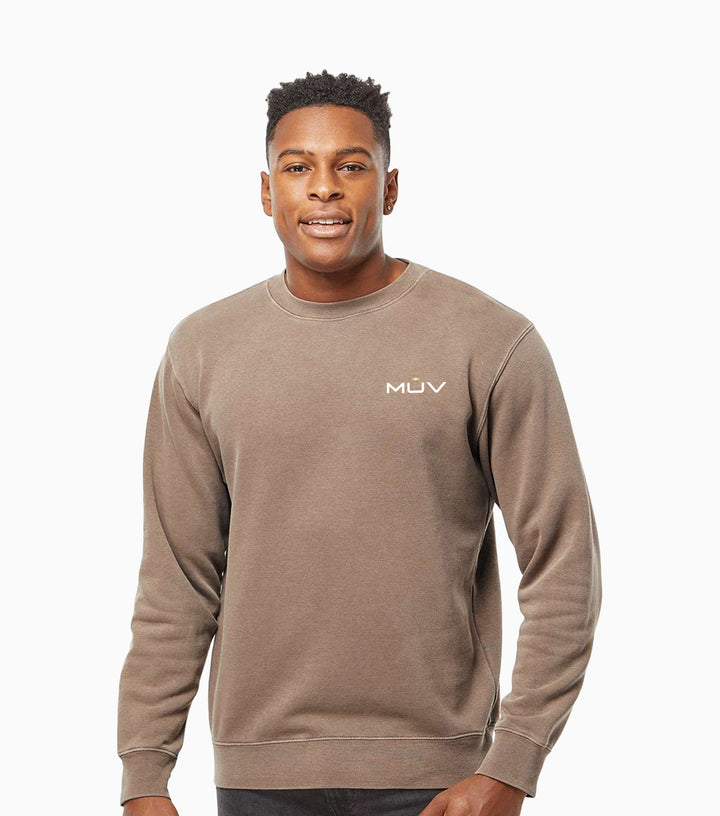 Unisex Midweight Pigment-Dyed Crewneck Sweatshirt