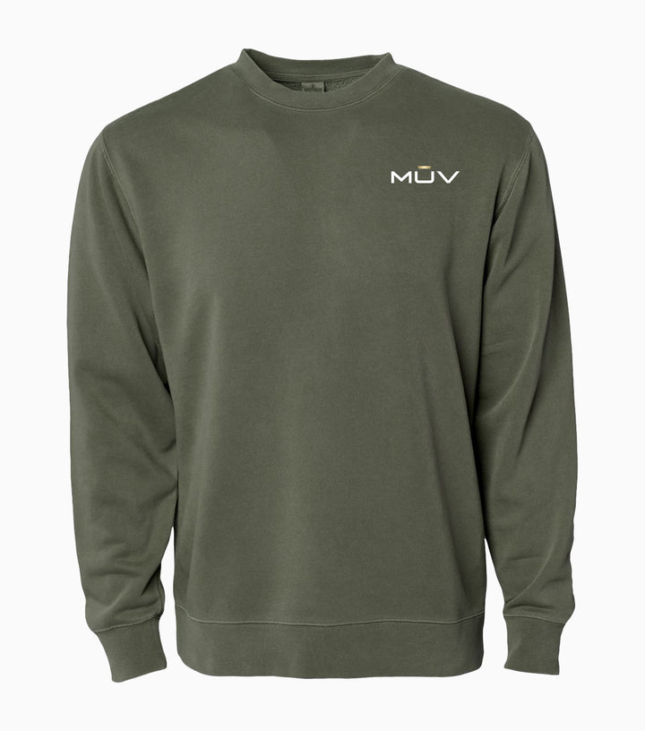 Unisex Midweight Pigment-Dyed Crewneck Sweatshirt