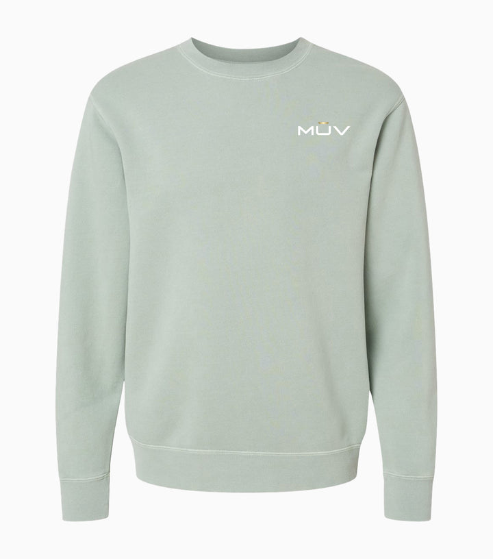 Unisex Midweight Pigment-Dyed Crewneck Sweatshirt
