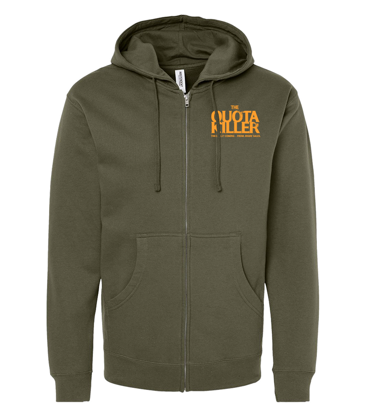 The Quota Killer - Full-Zip Hooded Sweatshirt